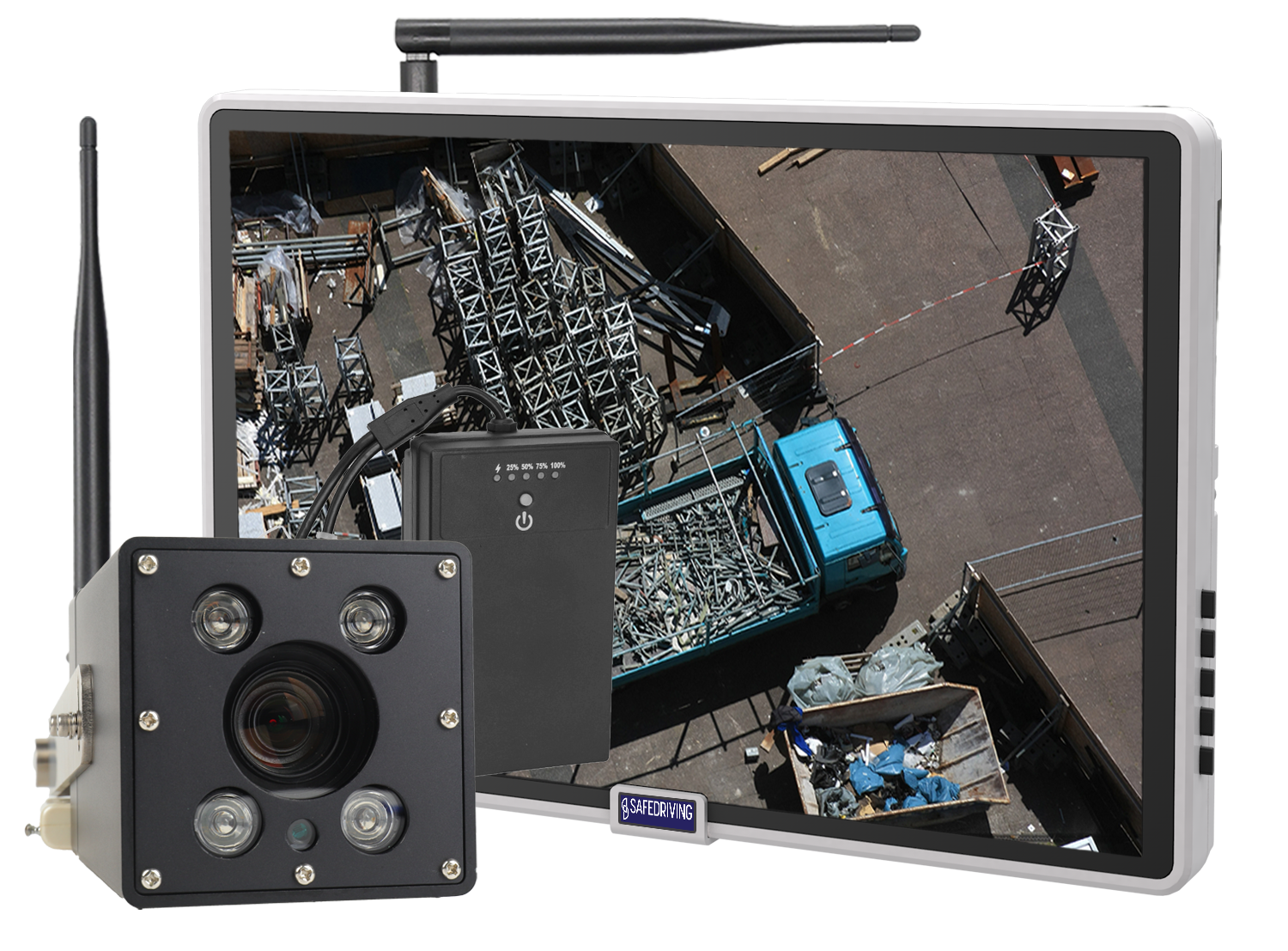 Krankamerasystem 58050-B med 12,1-tums monitor, kamera och batteri